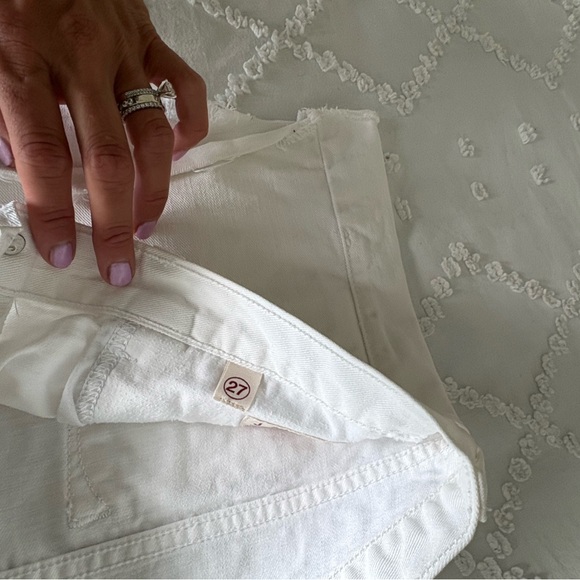 White Denim Shorts - Picture 3 of 3